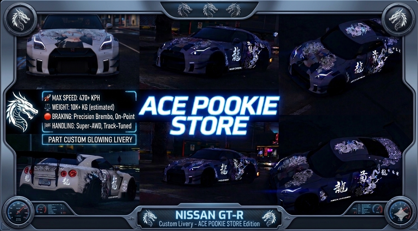 Custom Glowing Livery GTR